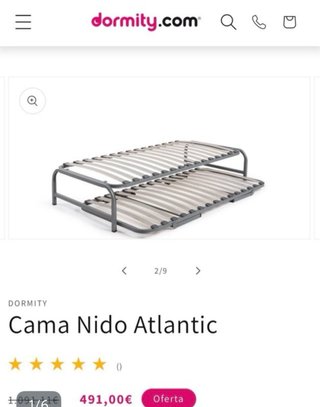 Cama nido 90x190 DORMITY