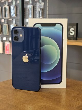 IPHONE 12 64GB AZUL BATE. 100%