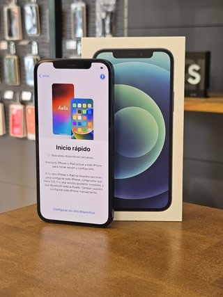 IPHONE 12 64GB AZUL BATE. 100%