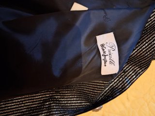 Chaqueta de Fiesta Negra y Dorada