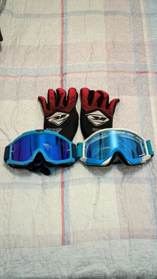 Óculos e Luvas Downhill/Motocross/Enduro