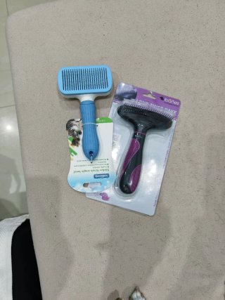 Set di 2 spazzole per cani