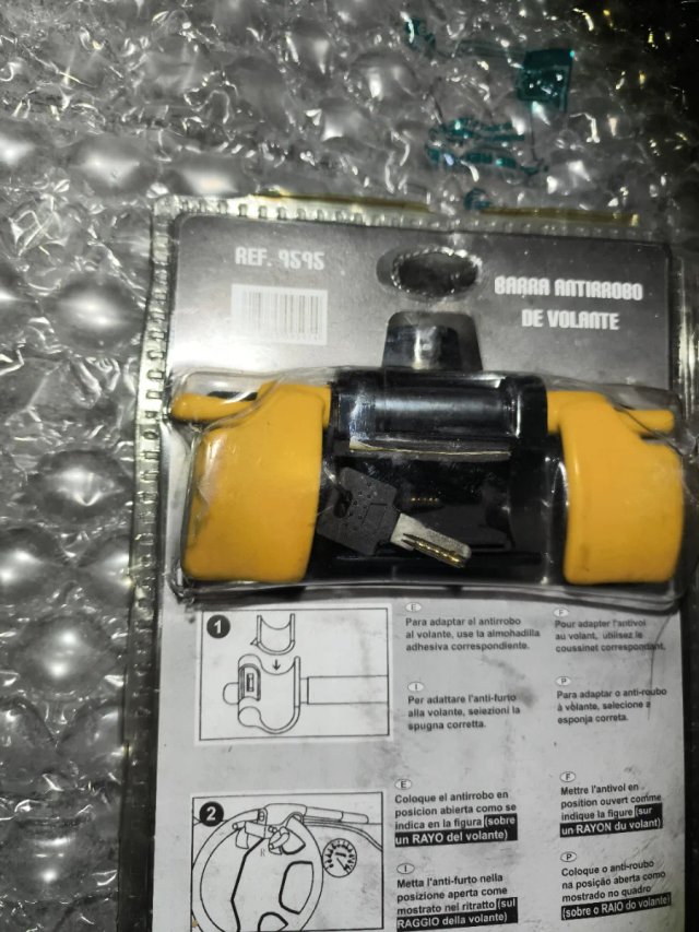Traba Volante Block Auto Antirrobo