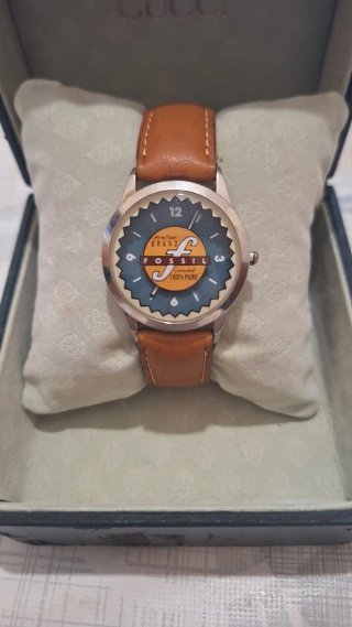 Orologio Fossil con cinturino in pelle