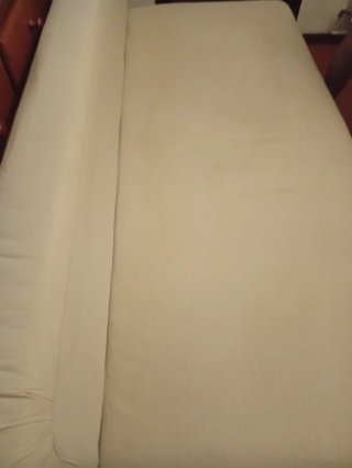 Sofá cama beige tela seminuevo