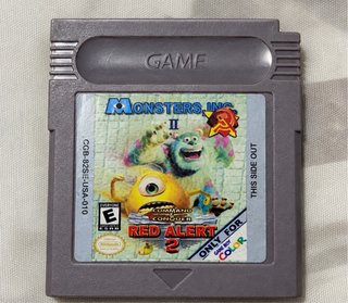 Juego Game Boy Color Monsters Inc / Red Alert 2