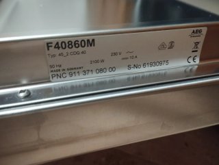 Lavavajillas AEG sin usar