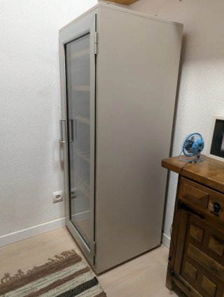 Vinoteca con compresor averiado