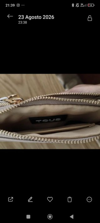Monedero Tous Beige