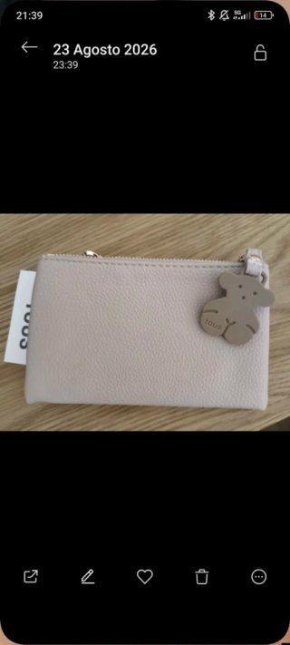 Monedero Tous Beige
