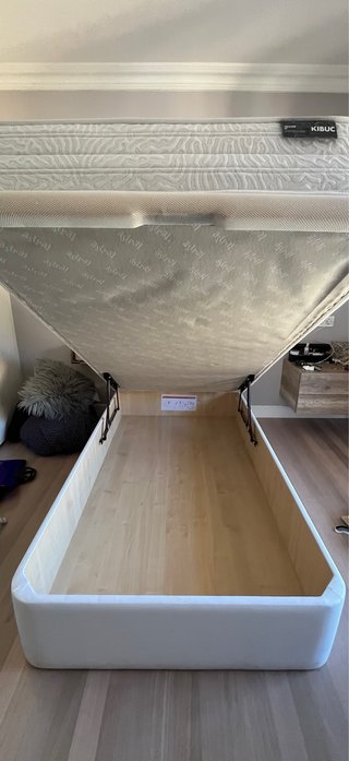 Cama canapé con colchón incluido