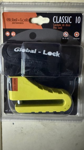 Candado Disco Global-Lock Classic 10 Antirrobos