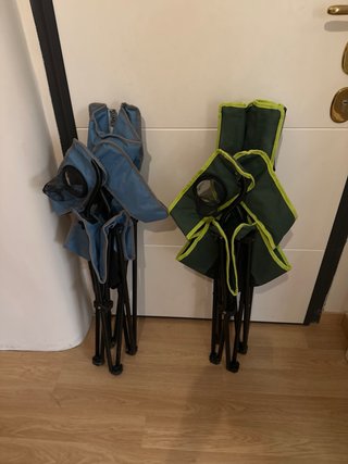 2 sillas Plegables para Playa o Picnic