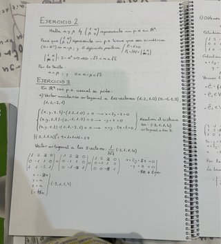 Apuntes y ejercicios resueltos Algebra Lineal UPM