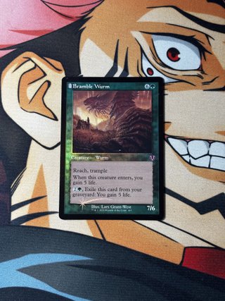 Carta MTG Bramble Wurm FOIL Marco Retro