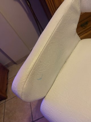 Sillón de Oficina Blanco con Ruedas