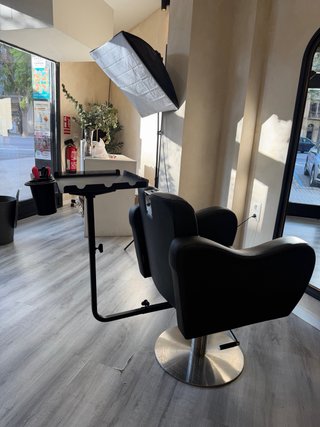 Sillón de Peluquería Profesional + bandeja