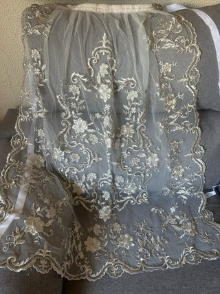Manteletas Fallera Plata niña
