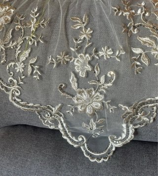 Manteletas Fallera Plata niña