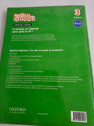 Nouvelle expérience 3, français, A2.2 Livre de ...