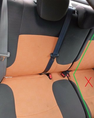 Kia 463009 asiento trasero derecho picanto 1.0 lx