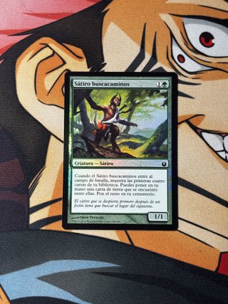 Carta MTG Sátiro buscacaminos FOIL ND