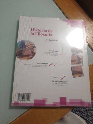 Historia de la filosofía, 2 Bachillerato