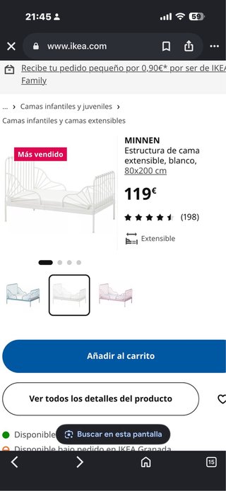 2 Camas Metálicas con Colchones