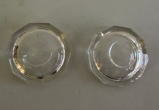 Par Portavelas Cristal Vintage Geométrico