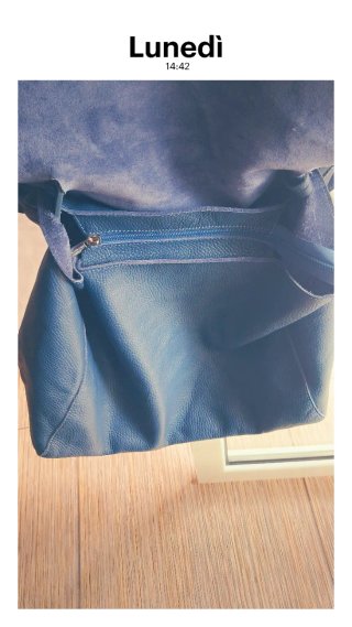 Borsa Nero Giardini in vera pelle