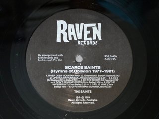 THE SAINTS LP Scarce Saints (1977-1984) 1989/Leer