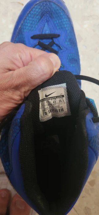 Zapatillas de Baloncesto Nike Azules y Blancas