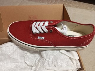 Zapatillas Vans Authentic Rojas Talla 42