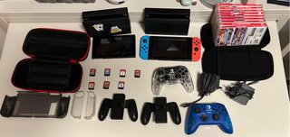 2 Consolas Nintendo Switch con Juegos y Accesorios