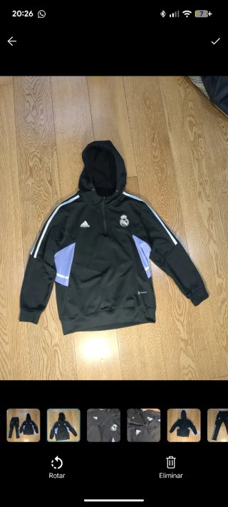 Chándal Real Madrid Adidas Negro
