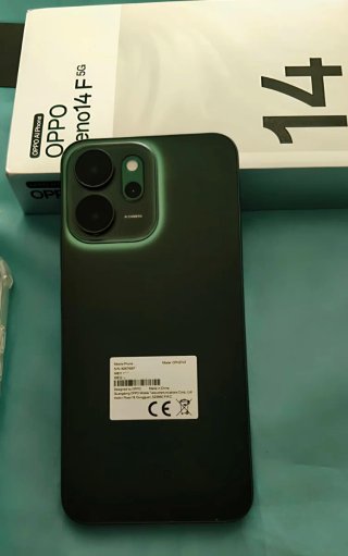 OPPO Reno14F 5G 256GB Night Green Comprado 9/09