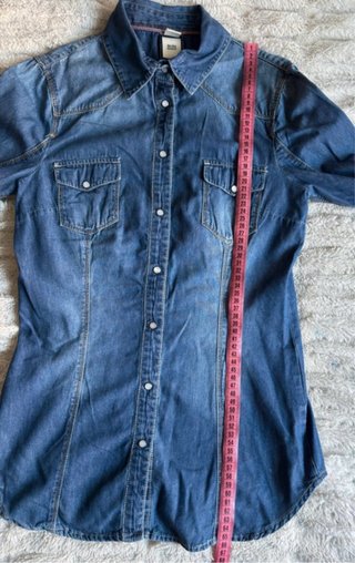 Camisa vaquera Bershka Talla S