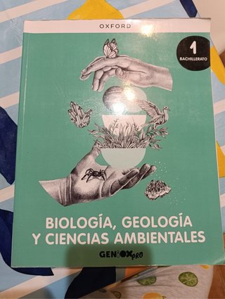 Libro bachillerato Biologia Geologia y ciencias