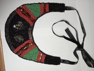 Collar Babero Étnico de Abalorios