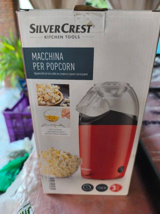 Máquina Palomitas SilverCrest Roja