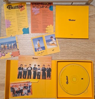 Álbum BTS Butter (Versión Amarilla)