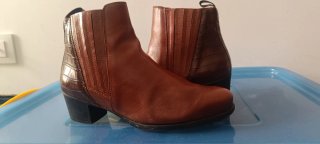 Botines Marrones de Piel