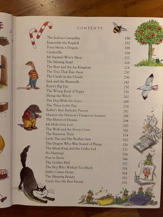 Libro cuentos inglés "Children's bedtime treasury"