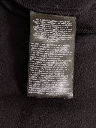 Chaqueta The North Face negra, talla XL juvenil
