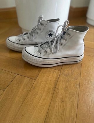 Zapatillas Converse de Piel Blancas