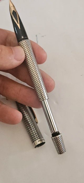 Pluma Sheaffer Imperial Sterling Silver 14K