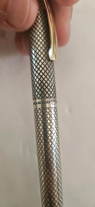 Pluma Sheaffer Imperial Sterling Silver 14K
