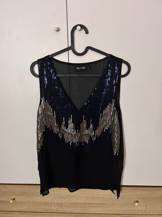 Top de tirantes con lentejuelas ONLY ONE