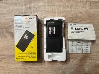 Grabadora Sony M-330 Microcassette