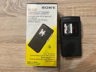 Grabadora Sony M-330 Microcassette